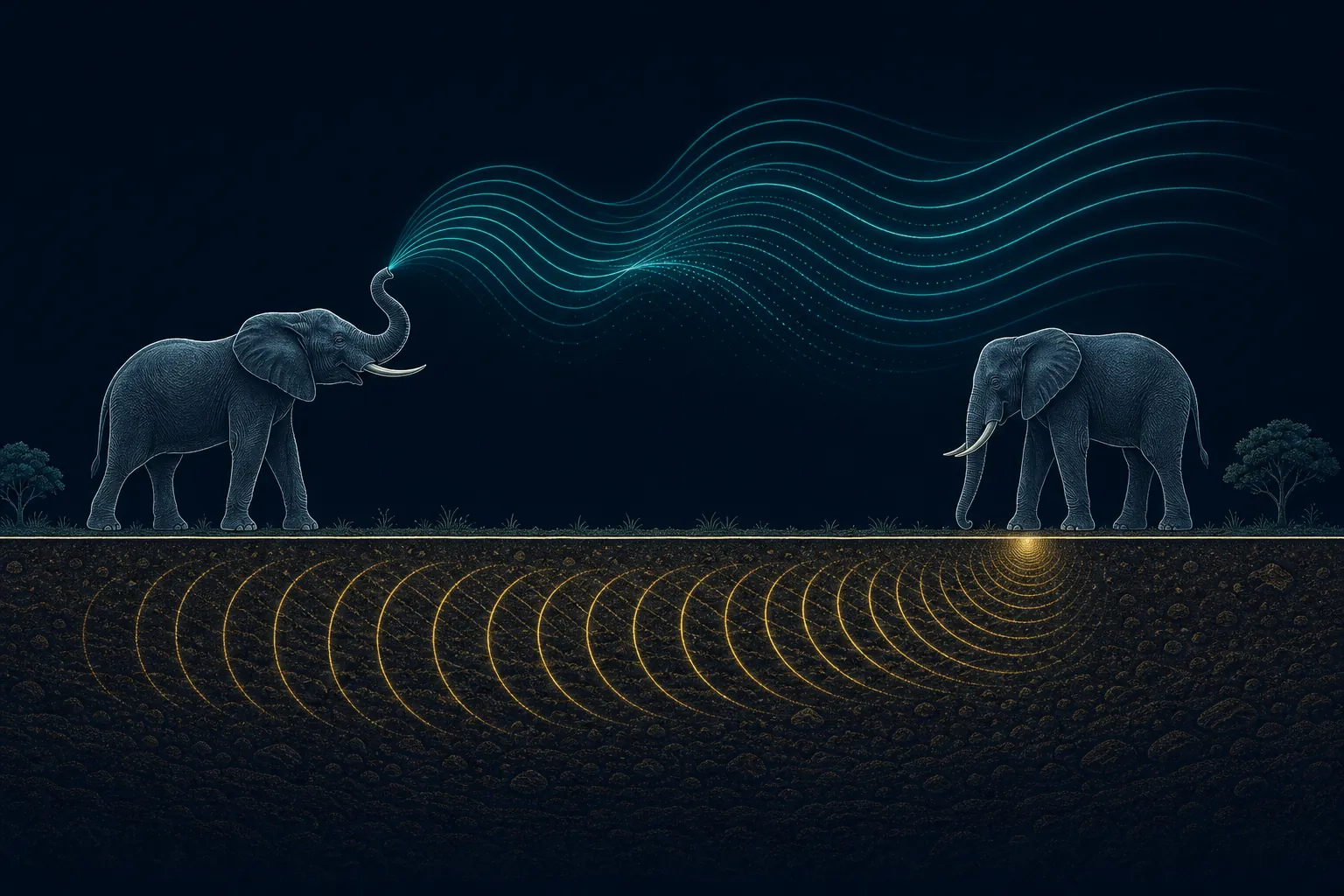 Animals as low-frequency sensors
